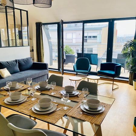 The Luxury Green Penthouse In City Center With Terrace And Free Parking Luxemburg Buitenkant foto