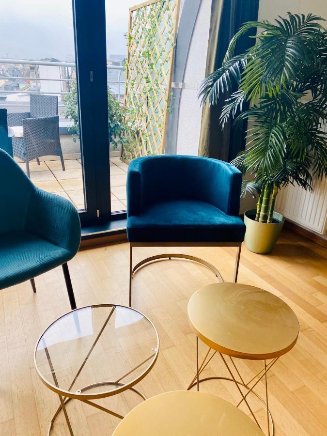 The Luxury Green Penthouse In City Center With Terrace And Free Parking Luxemburg Buitenkant foto